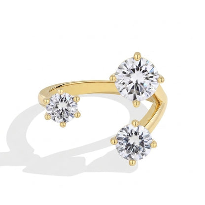 Elegant Toi et Moi Ring