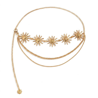 Adjustable Boho Sun Waist Chain