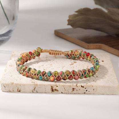 Boho Crystal Stone Energy Anklet