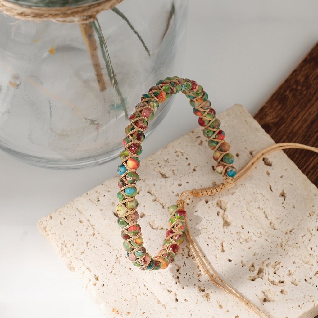Boho Crystal Stone Energy Anklet