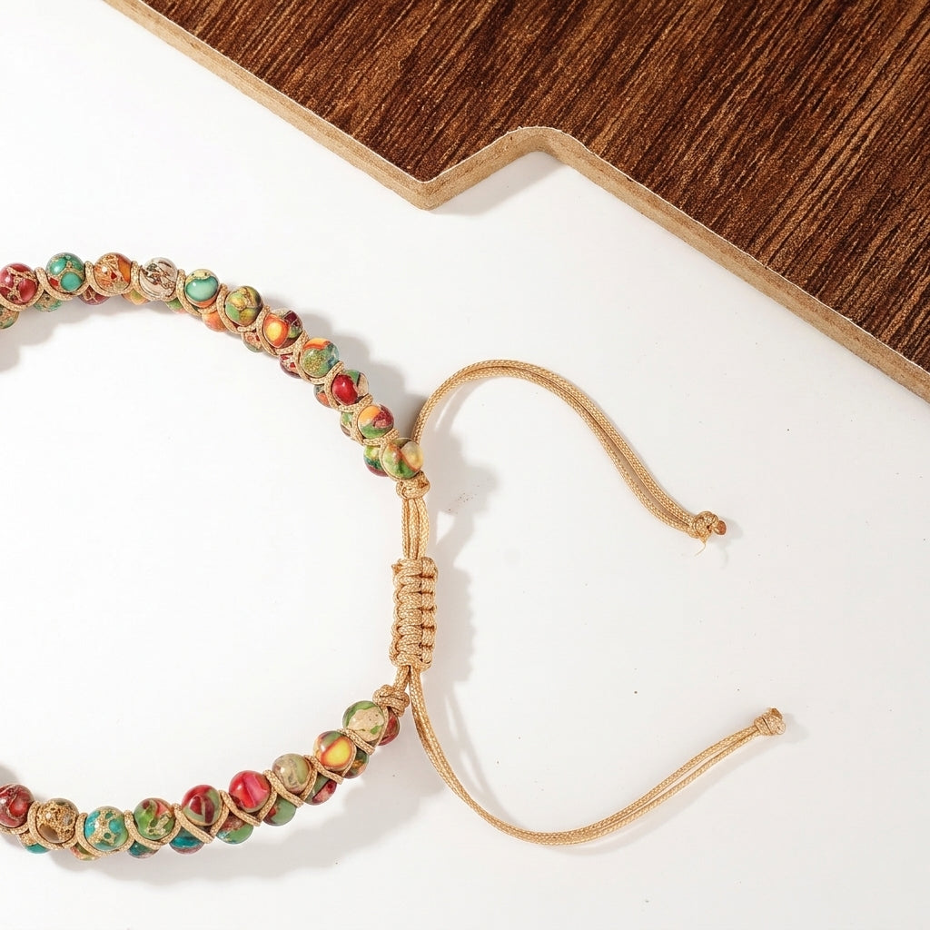 Boho Crystal Stone Energy Anklet