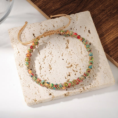 Boho Crystal Stone Energy Anklet