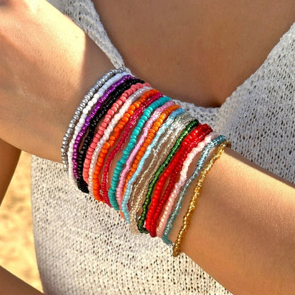 16pc Boho Multi Colored Casual Bracelets