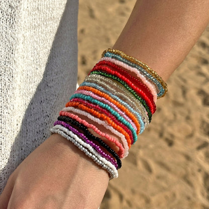 16pc Boho Multi Colored Casual Bracelets