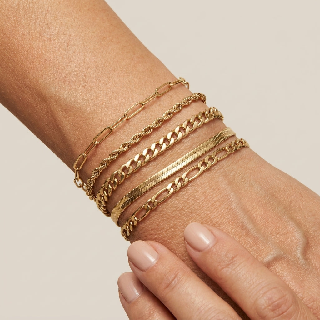 5pc Classic Bracelets Stack