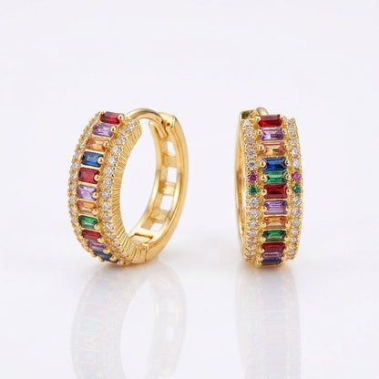 5 Sets of Colorful & Classy Huggie Earrings