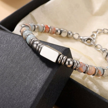 Geometric Beaded Boho Bracelet