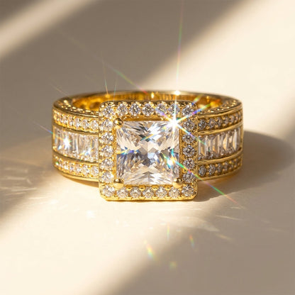 Square Cut Baguette Band Ring
