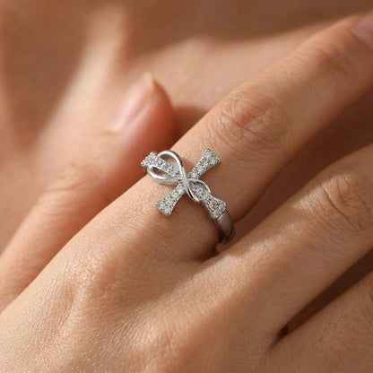 Infinite Cross Faith Ring