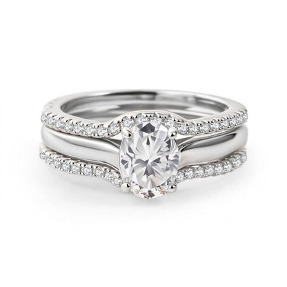 3pc Diamond Nested Ring Stack