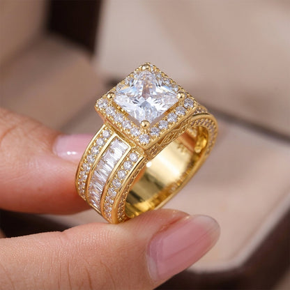 Square Cut Baguette Band Ring