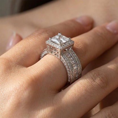 Square Cut Baguette Band Ring