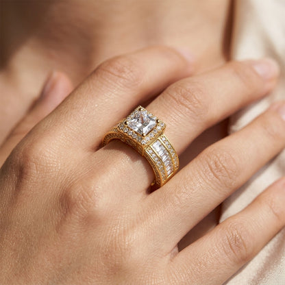 Square Cut Baguette Band Ring