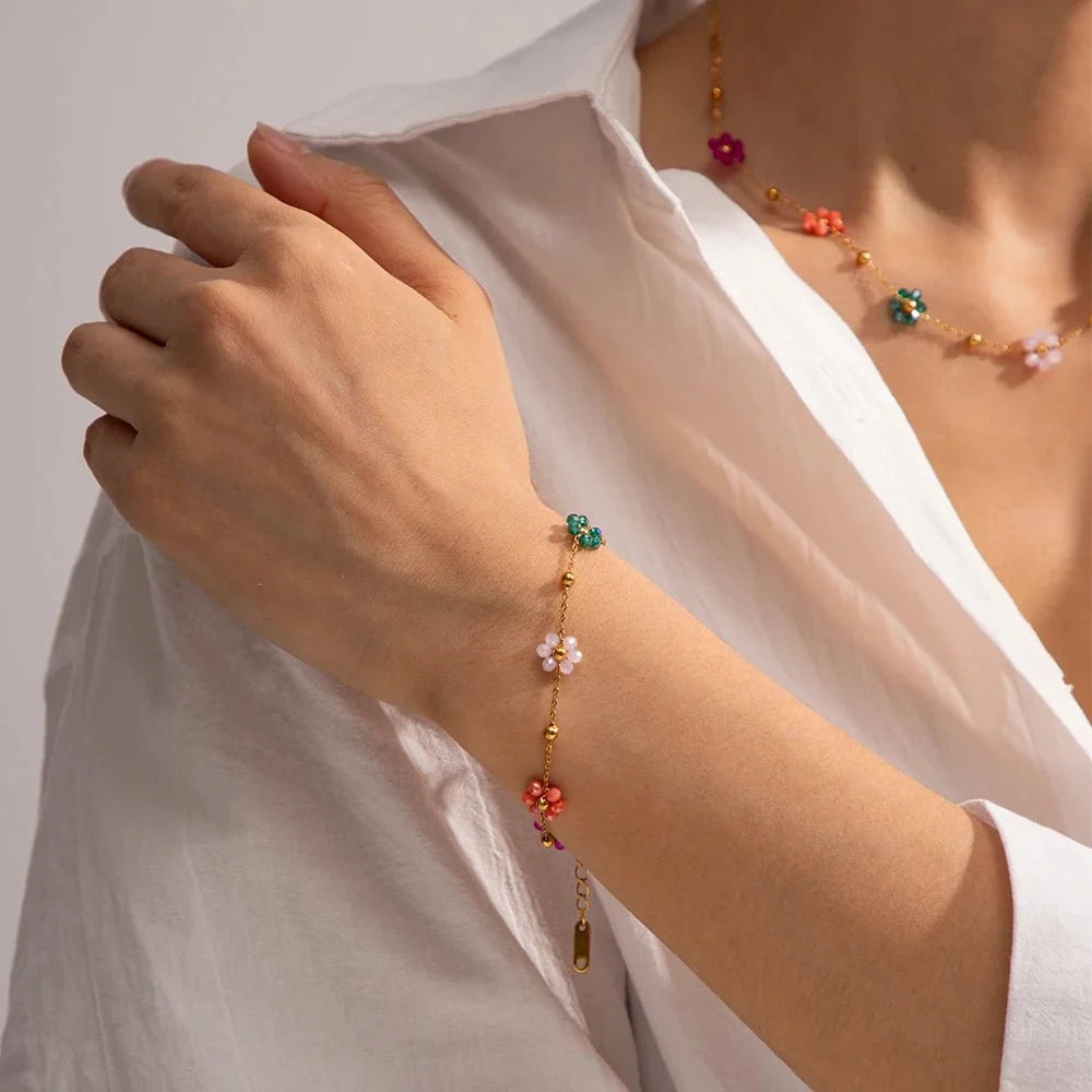 Dainty Spring Floral Jewelry Collection