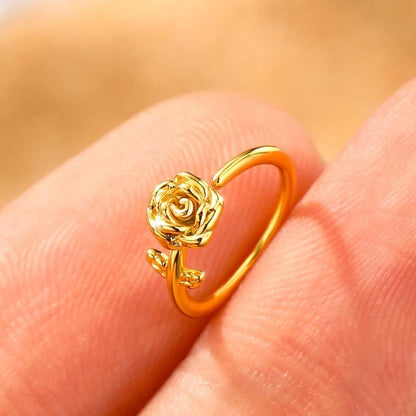 20G Seamless Rose Nose Hoop