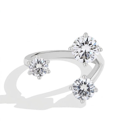 Elegant Toi et Moi Ring
