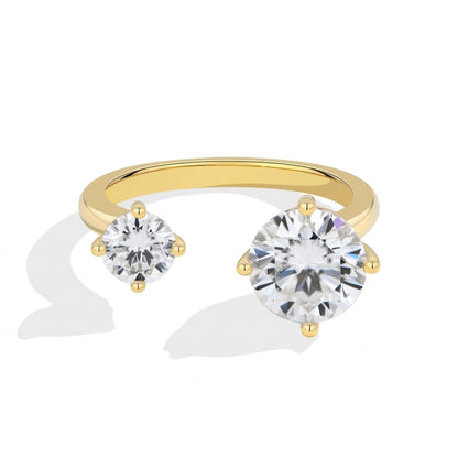 Elegant Toi et Moi Ring