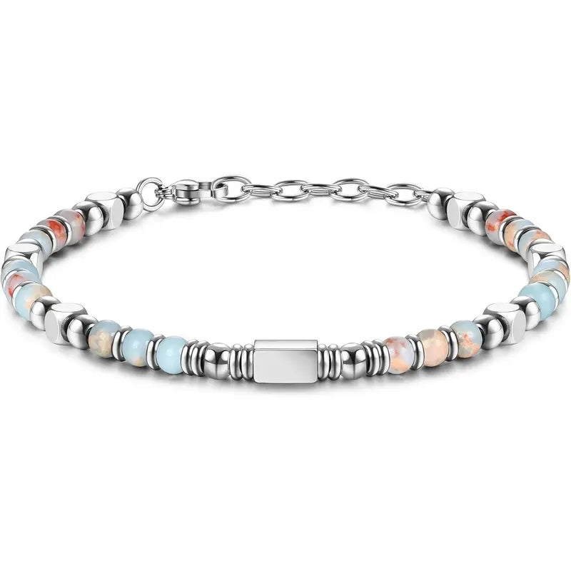Geometric Beaded Boho Bracelet